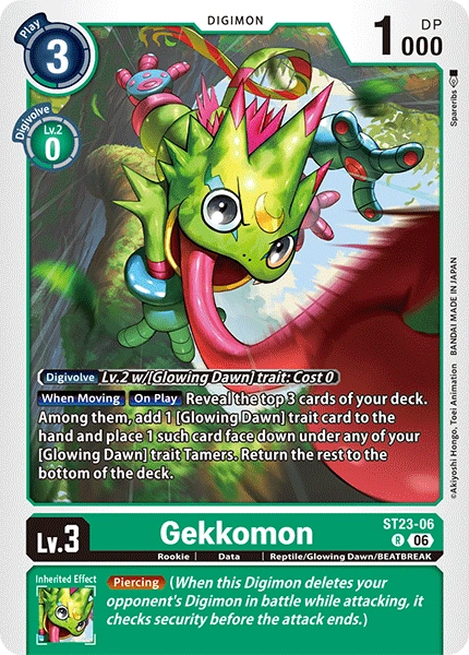 Gekkomon (ST23-06) | DigimonCardGame Wiki | Fandom Gekkomon (ST23-06) | DigimonCardGame Wiki | Fandom