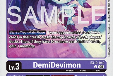 デジモンカード インプモン EX10-037 EX10-037 (DCG) - Wikimon - The #1 Digimon wiki