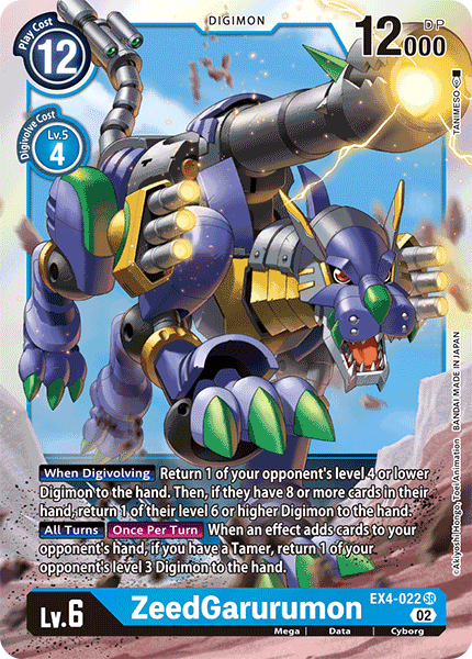 ZeedGarurumon (EX4-022) | DigimonCardGame Wiki | Fandom