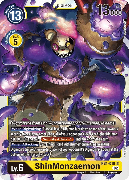 ShinMonzaemon (RB1-019) | DigimonCardGame Wiki | Fandom