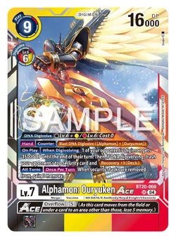 アルファモン SEC BT20-060 デジモンカード BT20-060 アルファモン：王竜剣ACE | デジモンカードガイド