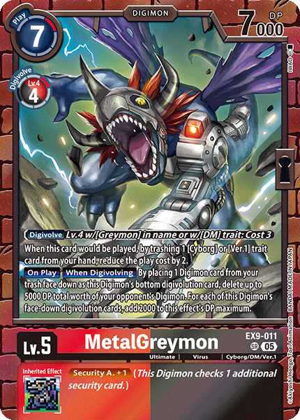 MetalGreymon (EX9-011) | DigimonCardGame Wiki | Fandom