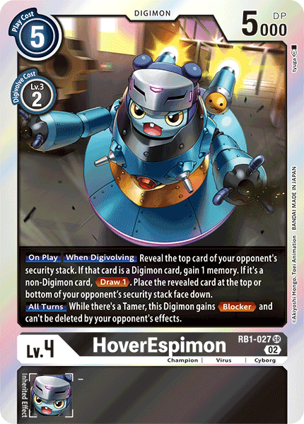 Digimon Card Game Violet Memory Boost P-040 SR Parallel