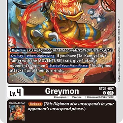 Category:Greymon | DigimonCardGame Wiki | Fandom
