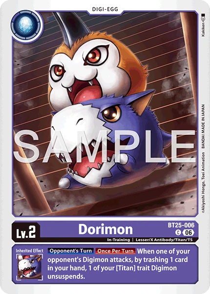 Dorimon (BT25-006) | DigimonCardGame Wiki | Fandom