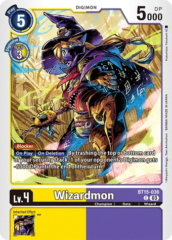 Wizardmon (BT15-036) | DigimonCardGame Wiki | Fandom