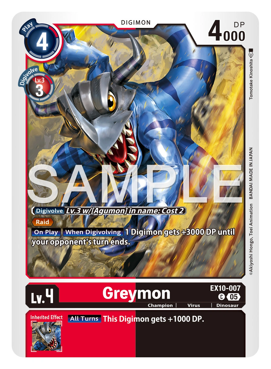 Greymon (EX10-007) | DigimonCardGame Wiki | Fandom
