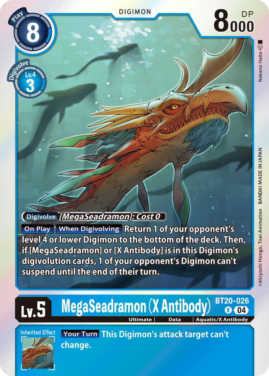 MegaSeadramon (X Antibody) (BT20-026) | DigimonCardGame Wiki MegaSeadramon (X Antibody) (BT20-026) | DigimonCardGame Wiki