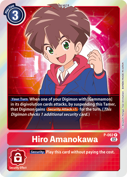 Hiro Amanokawa (P-062) | DigimonCardGame Wiki | Fandom