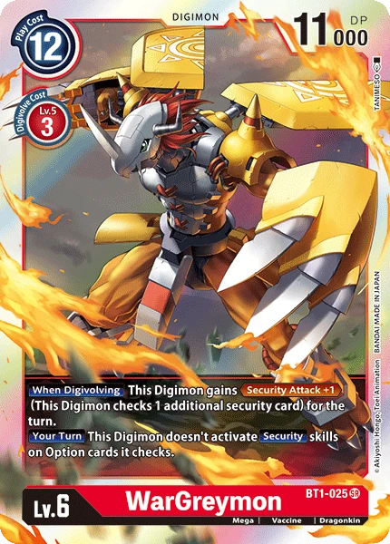 WarGreymon (BT1-025) | DigimonCardGame Wiki | Fandom