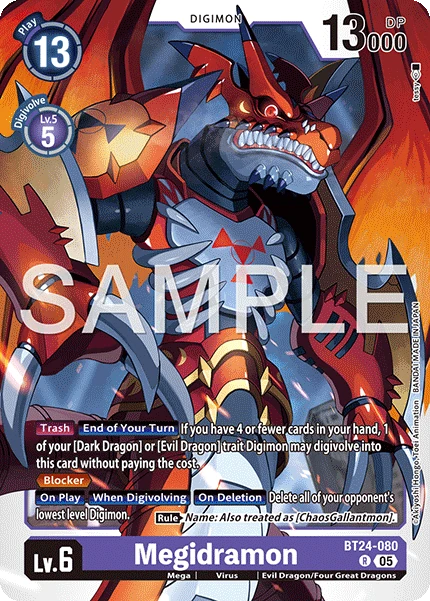 Megidramon (BT24-080) | DigimonCardGame Wiki | Fandom