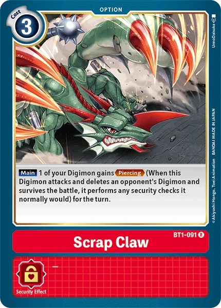 Scrap Claw (BT1-091) | DigimonCardGame Wiki | Fandom