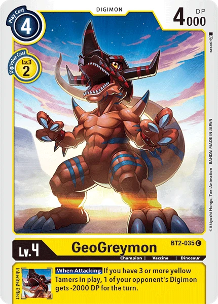 GeoGreymon (BT2-035) | DigimonCardGame Wiki | Fandom