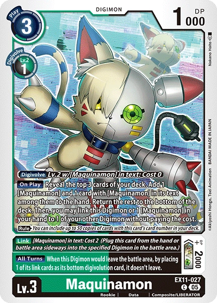 Maquinamon (EX11-027) | DigimonCardGame Wiki | Fandom