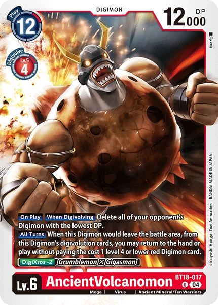 AncientVolcanomon (BT18-017) | DigimonCardGame Wiki | Fandom