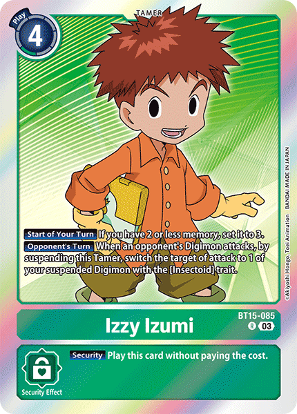 Izzy Izumi (BT15-085) | DigimonCardGame Wiki | Fandom