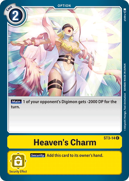 Heaven's Charm (ST3-14) | DigimonCardGame Wiki | Fandom Heaven's Charm (ST3-14) | DigimonCardGame Wiki | Fandom