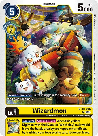 Wizardmon (BT18-036) | DigimonCardGame Wiki | Fandom