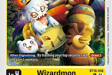 wizardmon spell digimon card battle Wizardmon (BT18-036) Common main image 1