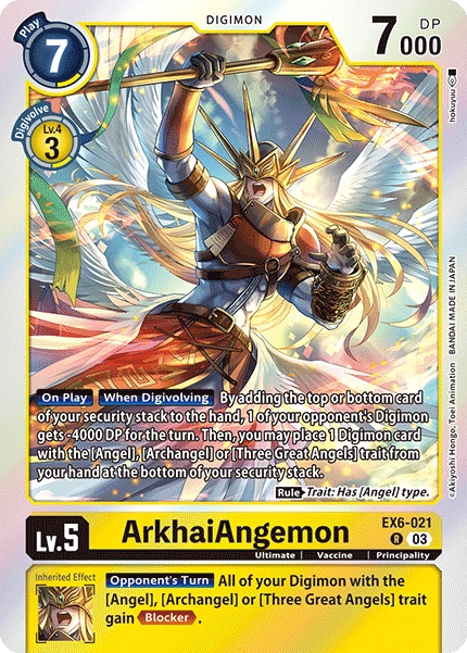 ArkhaiAngemon (EX6-021) | DigimonCardGame Wiki | Fandom