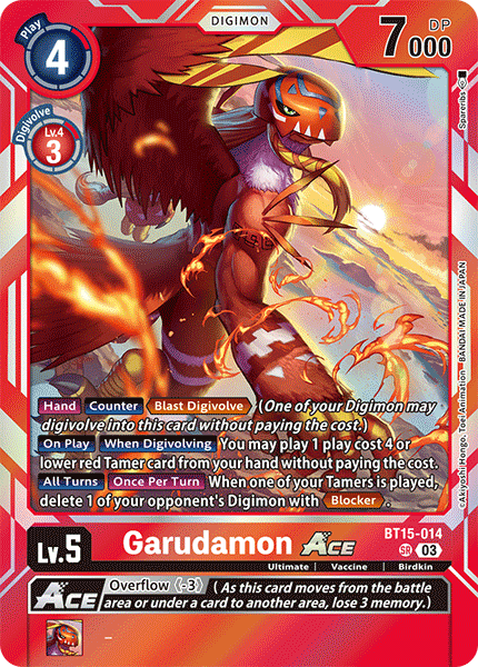 Garudamon (BT15-014) | DigimonCardGame Wiki | Fandom