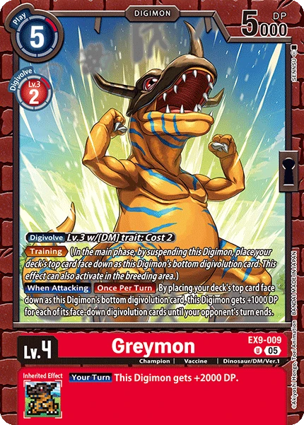 Greymon (EX9-009) | DigimonCardGame Wiki | Fandom