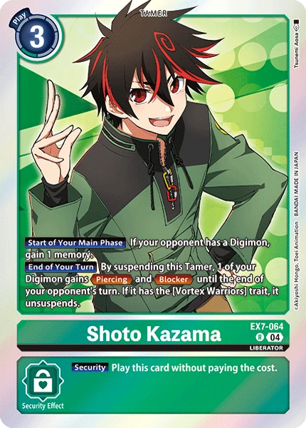 Shoto Kazama (EX7-064) | DigimonCardGame Wiki | Fandom