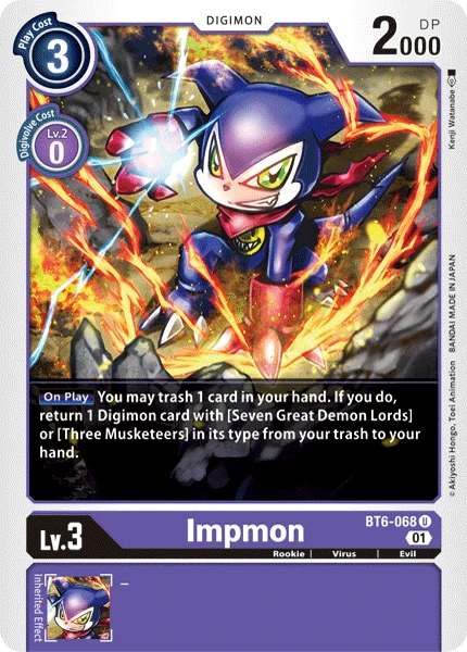 Impmon (BT6-068) | DigimonCardGame Wiki | Fandom