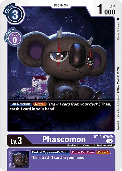 Phascomon (BT13-078) | DigimonCardGame Wiki | Fandom