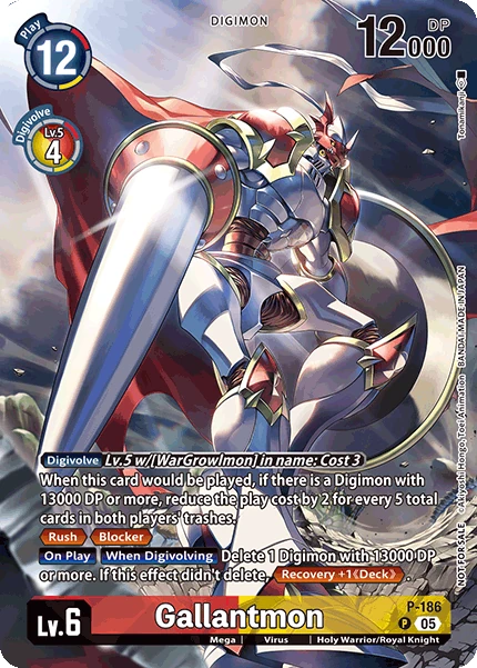 Gallantmon (P-186) | DigimonCardGame Wiki | Fandom