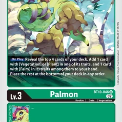 palmon digimon card Palmon [ST4-04] (Tamer's Card Set 2 Floral Fun) [Starter Deck: Giga Gr –  TokenMTG main image 0