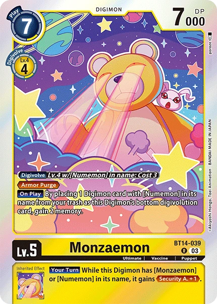 Monzaemon (BT14-039) | DigimonCardGame Wiki | Fandom