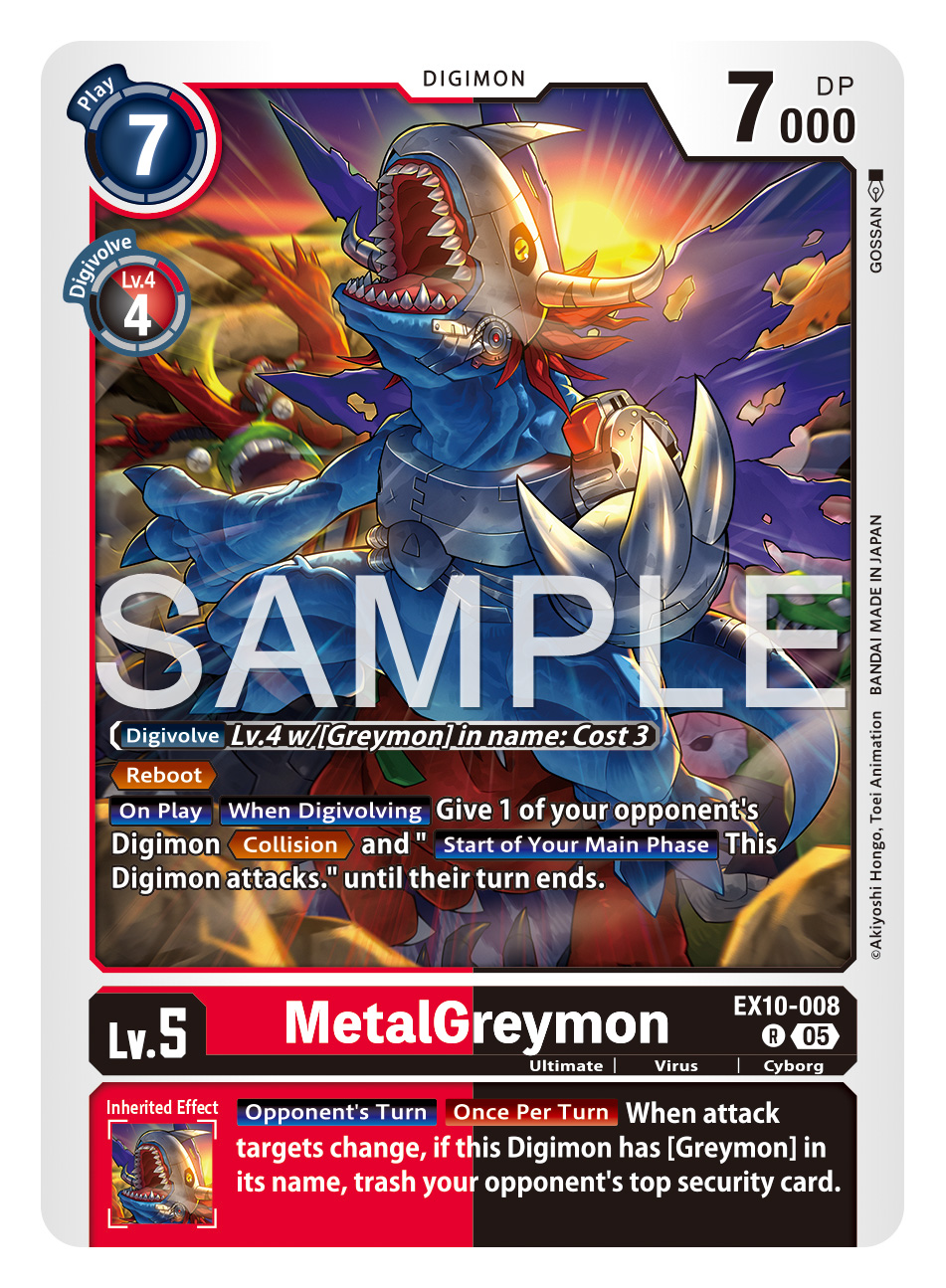 メタルグレイモンARS10＋ MetalGreymon (EX10-008) | DigimonCardGame Wiki | Fandom