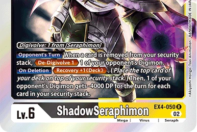 digimon card game alternate art Seraphimon [BT1-063] (Alternate Art) [Dimensional Phase]