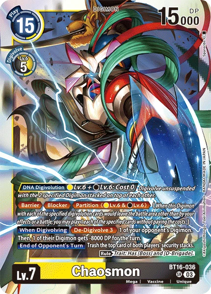 Chaosmon (BT16-036) | DigimonCardGame Wiki | Fandom
