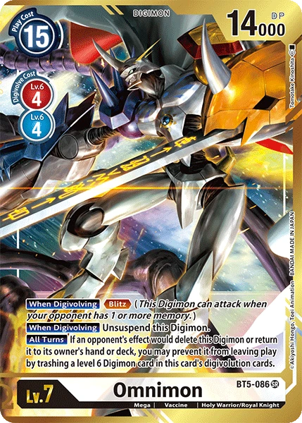 Omnimon (BT5-086) | DigimonCardGame Wiki | Fandom
