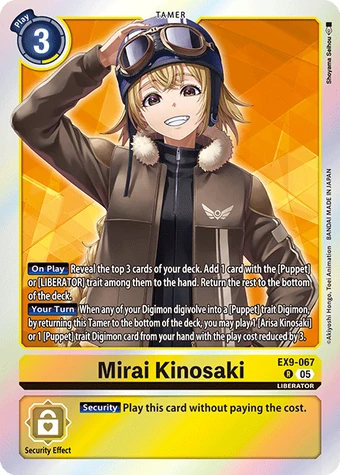 Mirai Kinosaki (EX9-067) | DigimonCardGame Wiki | Fandom