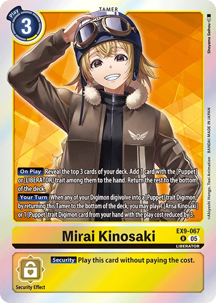 Mirai Kinosaki (EX9-067) | DigimonCardGame Wiki | Fandom