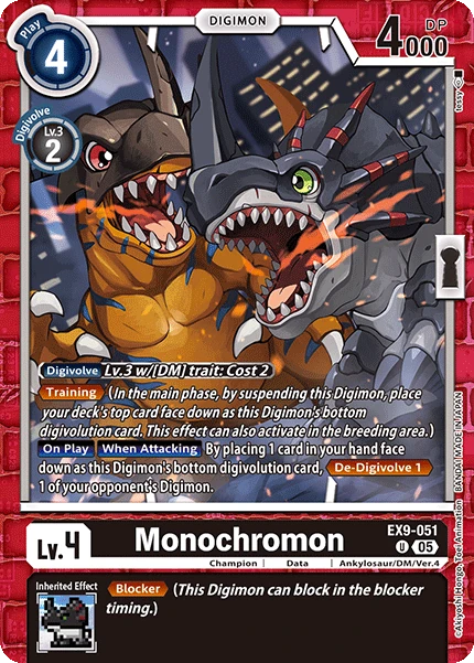 Monochromon (EX9-051) | DigimonCardGame Wiki | Fandom