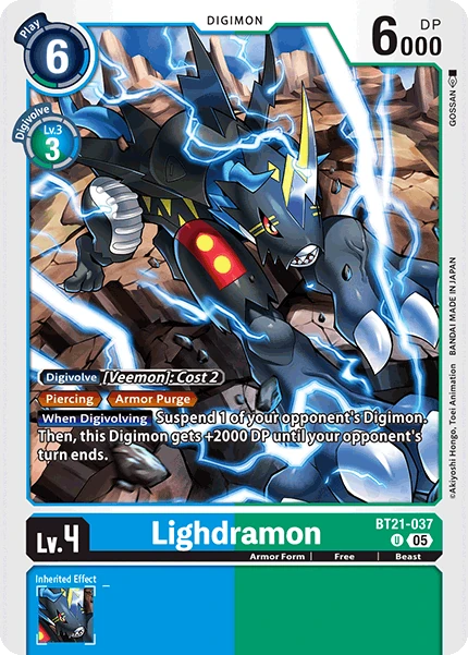 Lighdramon (BT21-037) | DigimonCardGame Wiki | Fandom