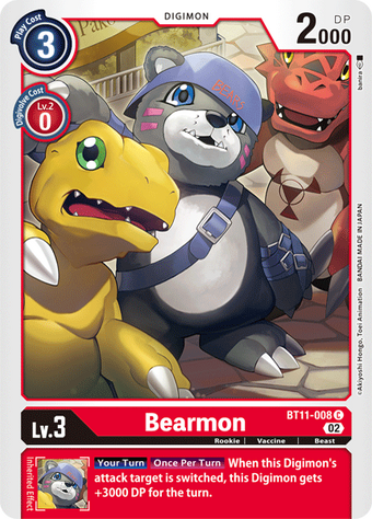 Bearmon (BT11-008) | DigimonCardGame Wiki | Fandom