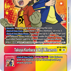 Category:Takuya Kanbara & Koji Minamoto | DigimonCardGame