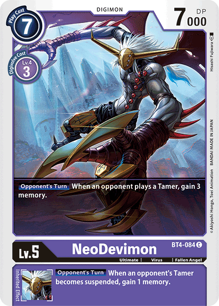 NeoDevimon (BT4-084) | DigimonCardGame Wiki | Fandom