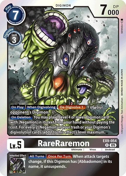 RareRaremon (EX9-054) | DigimonCardGame Wiki | Fandom