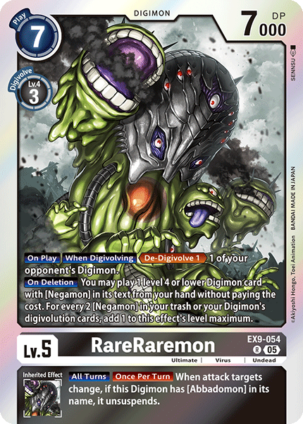 RareRaremon (EX9-054) | DigimonCardGame Wiki | Fandom