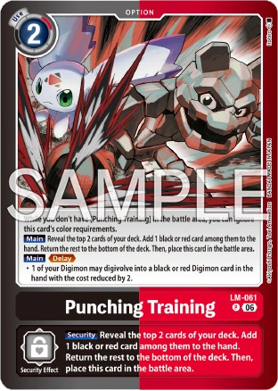 Punching Training (LM-061) | DigimonCardGame Wiki | Fandom