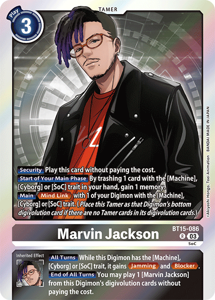 Marvin Jackson (BT15-086) | DigimonCardGame Wiki | Fandom