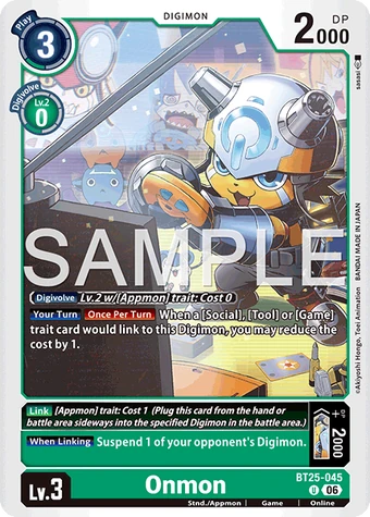 Onmon (BT25-045) | DigimonCardGame Wiki | Fandom