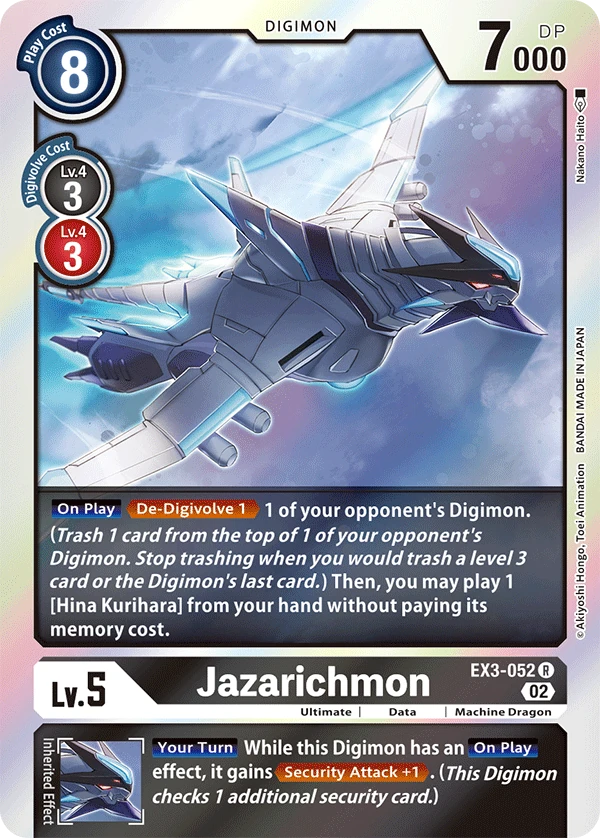 Jazarichmon (EX3-052) | DigimonCardGame Wiki | Fandom