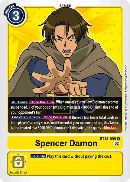 Spencer Damon (BT13-099) | DigimonCardGame Wiki | Fandom